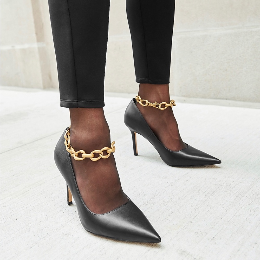 Chain Strap Heels